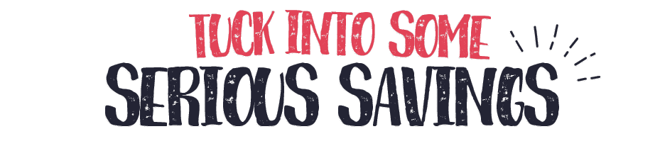 Serious Savings banner